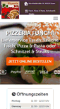 Mobile Screenshot of pizzeriafunghi-kettwig.de